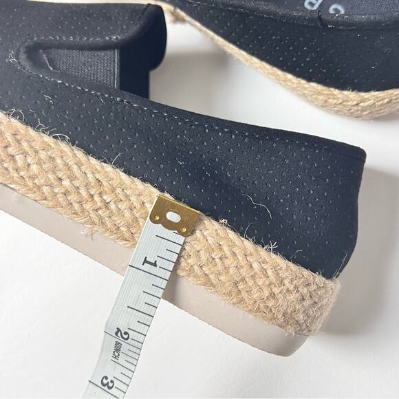 ESPRIT Women's Black  Erika Espadrille Slip-On Sneaker Sz 6.5 - Picture 6 of 10